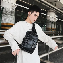 Tidog многофункциональная модная сумка для груди в сдержанном стиле