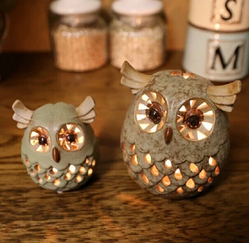 

ceramic owl candle holders home decoration European candle stick wedding decor candlestand party decoration handmade ceramic owl