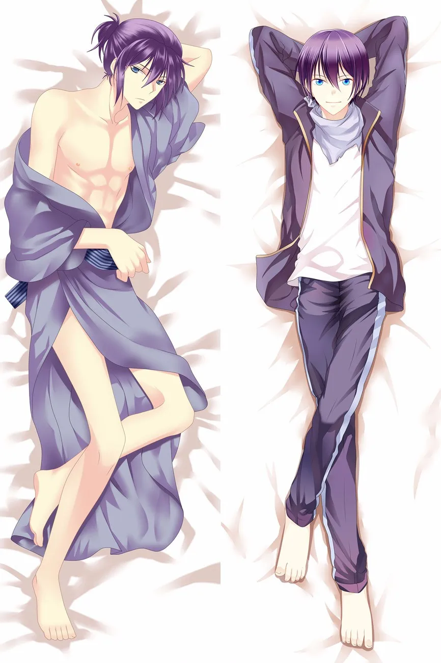 Japan Anime Noragami Yato Male Hug Body Pillow Cover Pillow Case 150cm 511115