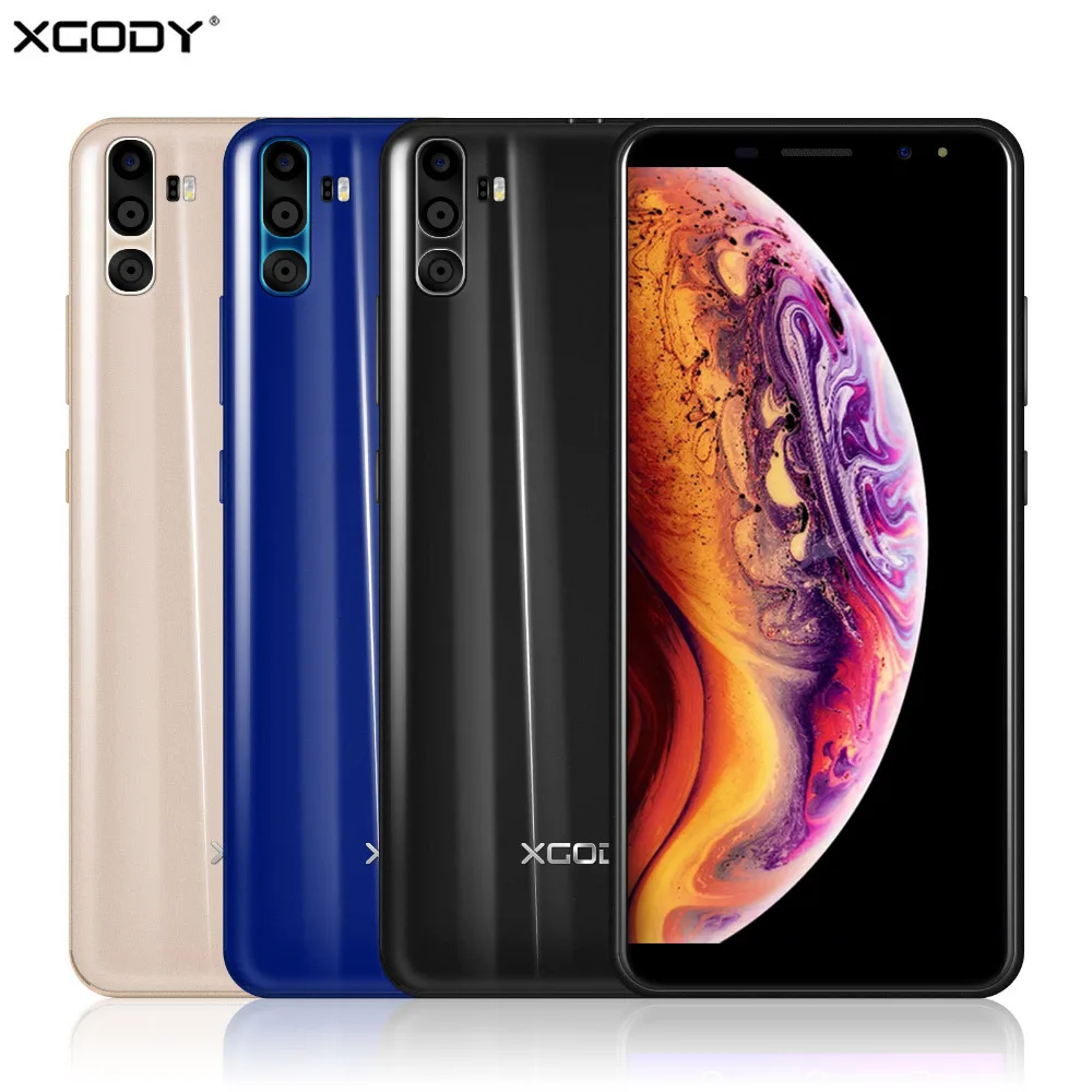 XGODY Y28 Dual Sim Smartphone 3G 6 Inch 18:9 Smart Android 7.0 Celular Quad Core 1GB+16GB 2500mAh 5MP Camera Mobile Phone XGODY Y28 Dual Sim Smartphone 3G 6 Inch 18:9 Smart Android 7.0 Celular Quad Core 1GB+16GB 2500mAh 5MP Camera Mobile Phone