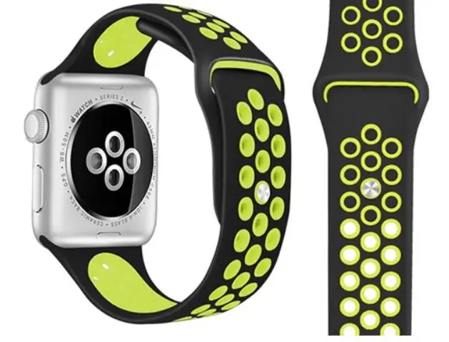 Спортивный силиконовый ремешок для apple watch серии группа 5/4/3/2/1 38 мм 42 мм 40 мм, длина-44 мм, ремешок для iwatch браслет Ссылка