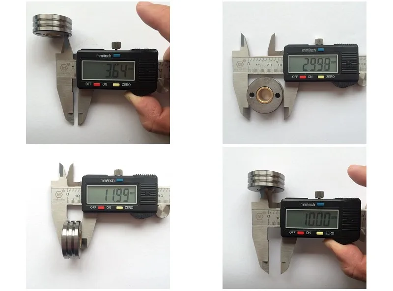 30x10x12mm 1.2-1.6mm V Groove Roller 2 PCS for 76ZY-02AV Mig Wire Feeder Motor Feeding Machine