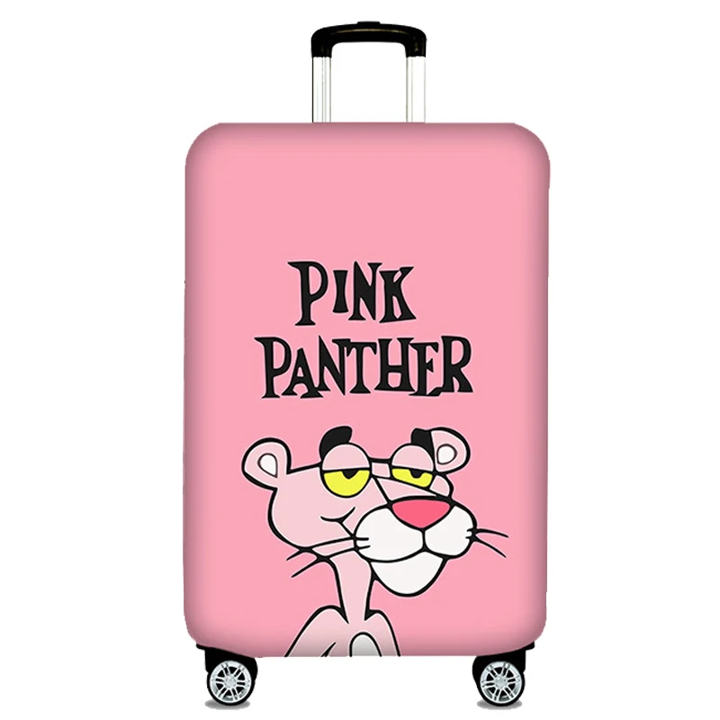 Чехол для багажа с изображением пантеры из мультфильма, 18-32 дюйма, эластичный защитный чехол, чехол для багажа на колесиках, пылезащитный чехол, аксессуары для путешествий - Цвет: C Case Cover