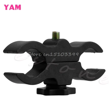 

For Barrel Adjustable Mount Clamping Ring Extension Tube Clip For Torch Flashlight Drop Ship