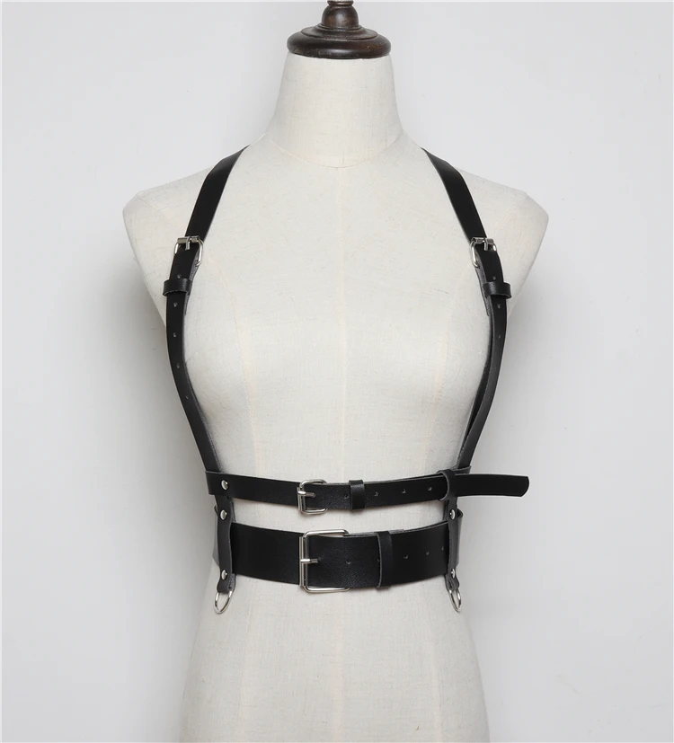 

Retro leisure wide belt women BF wind with strap decorative design fashion cool ulzang belt belt