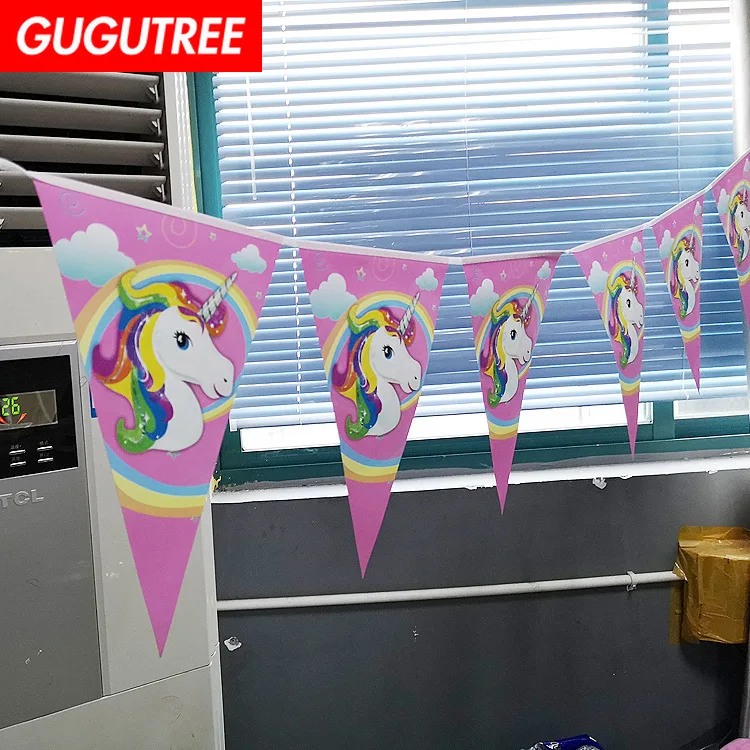 

GUGUTREE PARTY 2.2m pink unicorn banners wedding event christmas halloween festival birthday party HY-431