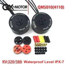 4 шт. QX-MOTOR 6S 5010 350KV 4008 4108 бесщеточный двигатель многороторный диск для радиоуправляемые мультикоптеры Дрон 550 650 850 детали двигателя