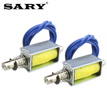 

LY-05 DC6V/12V/24V small electromagnetic valve lock mini electronic lock push and pull electronic lock 1pcs