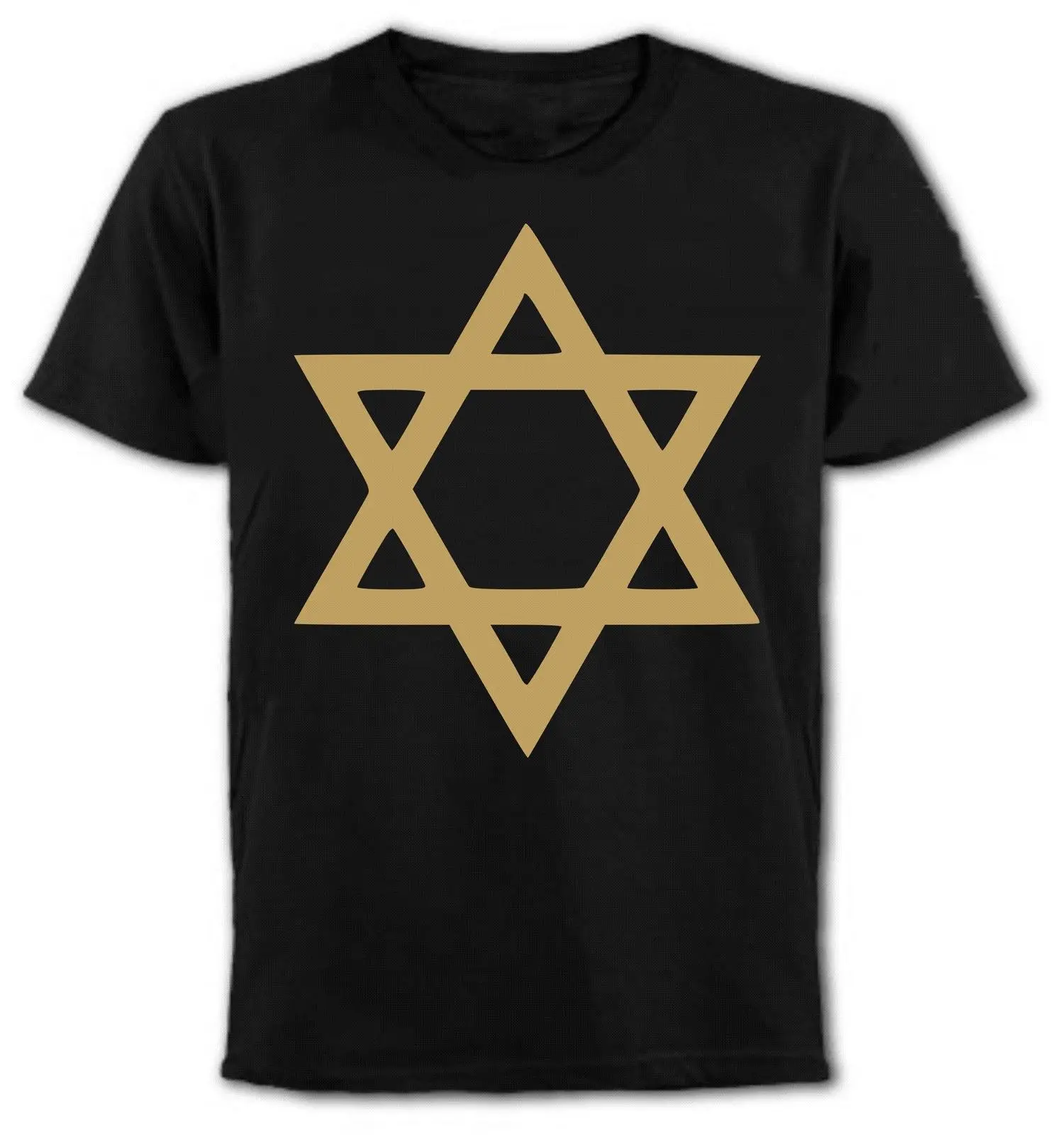 

New Fashion Brand Street Hip Hop Fitness Star of David T-Shirt, Star Symbol Tee Tshirt Homme