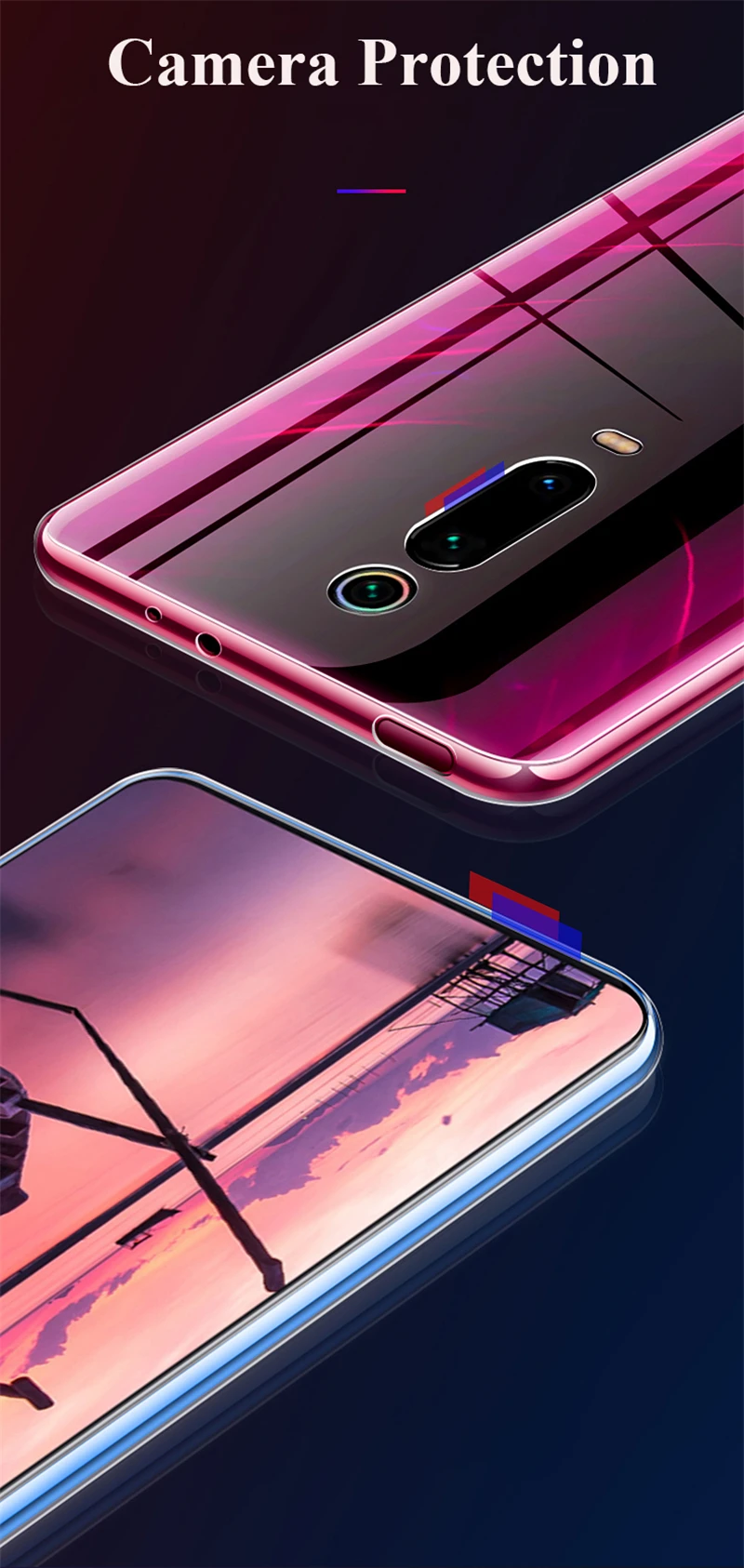 MAKAVO для Xiao mi Red mi K20 Pro Чехол mi 9T прозрачный Кристальный TPU Мягкий Прозрачный чехол Чехол для Xiao mi Red mi K30 5G чехол для телефона