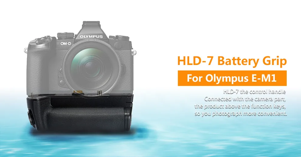 KingMa Батарейная ручка для Olympus OM-D E-M1 OMD EM1 компактные системные камеры в качестве замены HLD-7