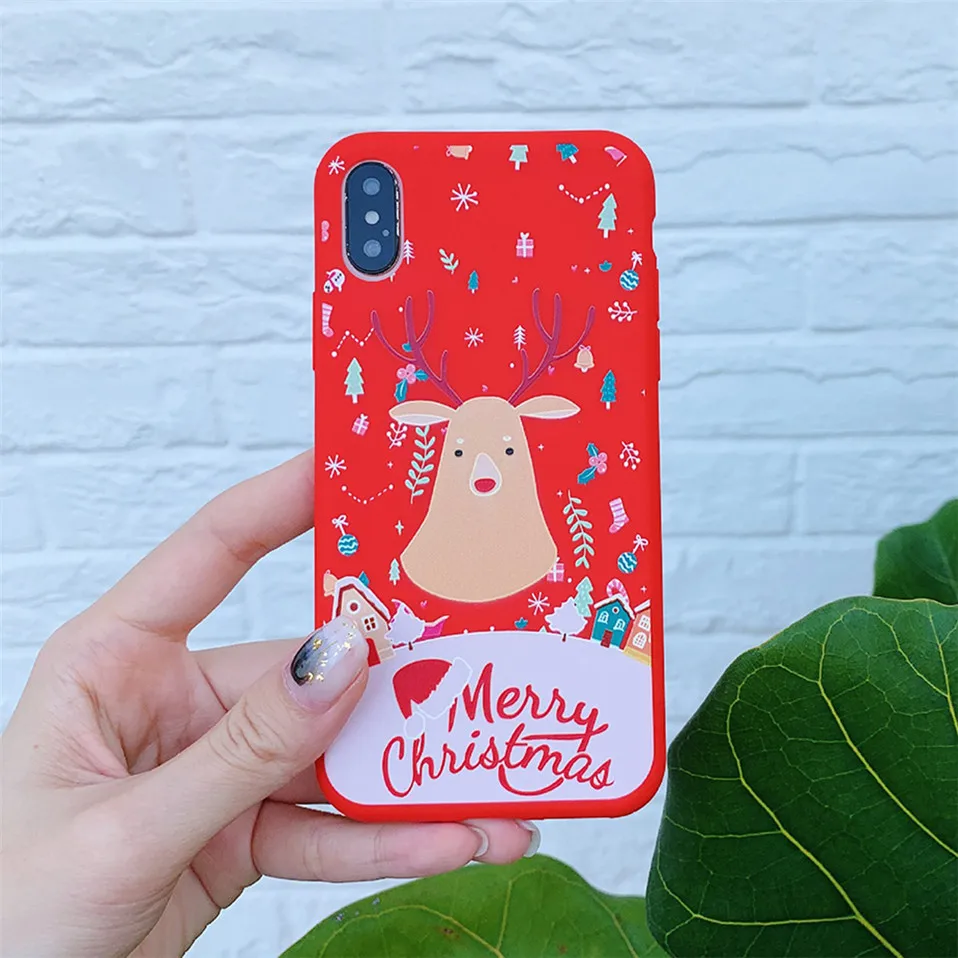 Cute Christmas iphone x xs max xr case 05
