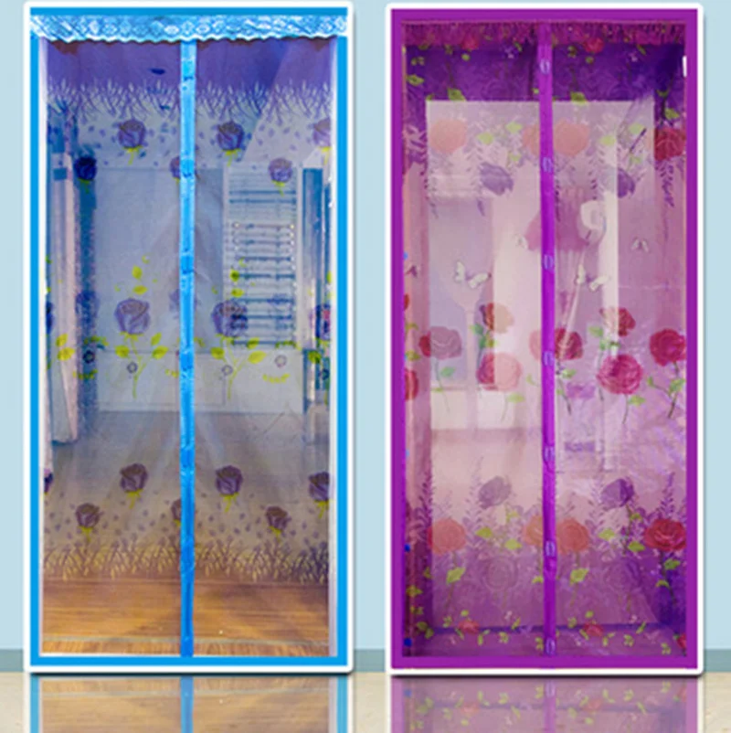 

New Upgrade Encryption 2 Colors Magnet Mosquito Net Curtains Tulle Window Door Screen Magnetic Moustiquaire Porte