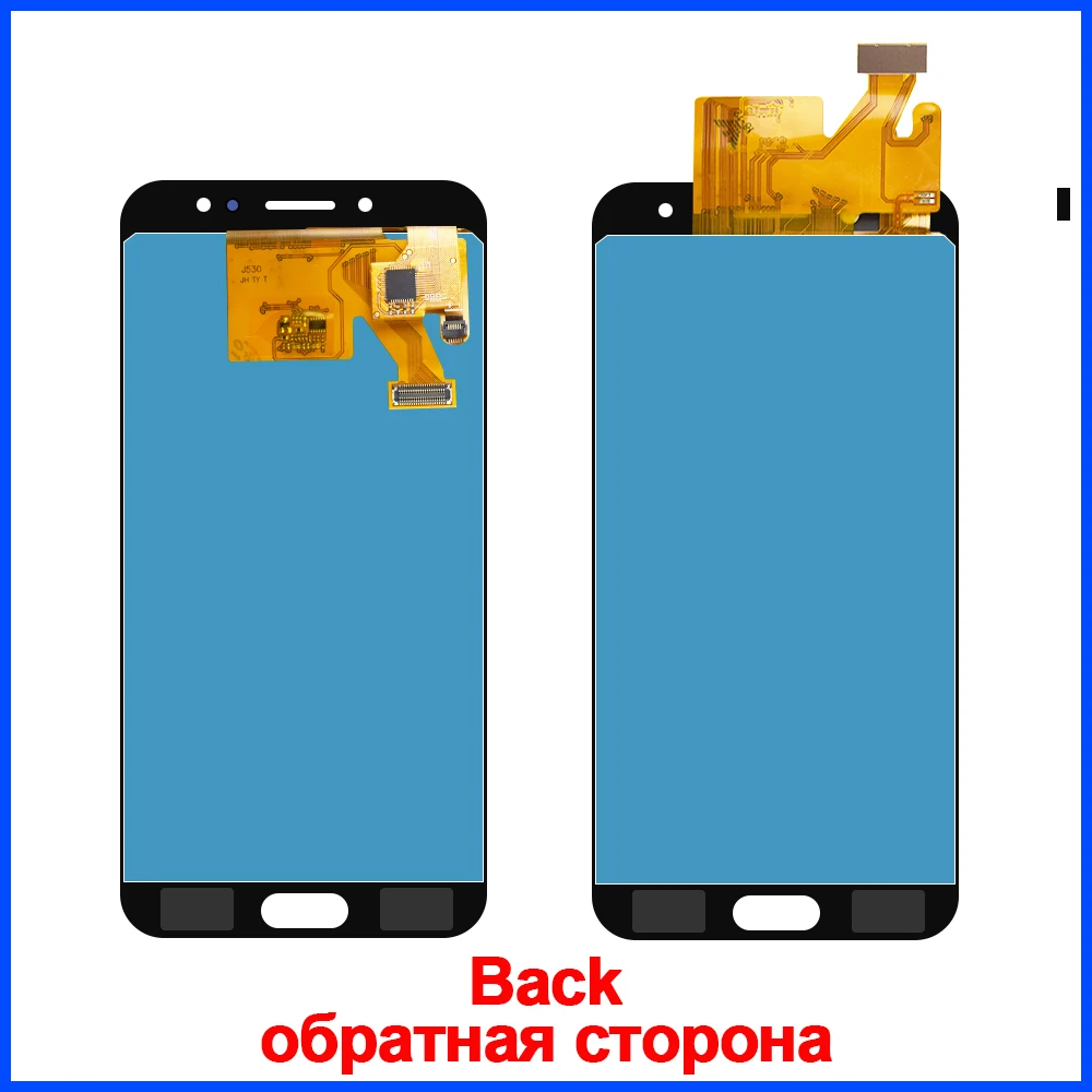 J530 ЖК-дисплей Регулируемый для Samsung Galaxy J5 J530 J530F J530FM ЖК-дисплей модуль+ сенсорный экран дигитайзер Датчик в сборе