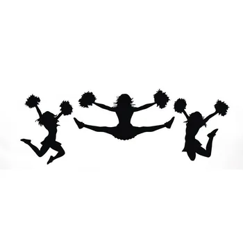 

Wall Decals GYM Sport Girl Cheerleader Wall Decor Poster Art Sticker Murals Vinilos Paredes Home Design Decoration A257