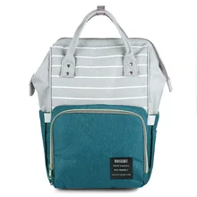 VIVISECRET полосатая сумка для подгузников, рюкзак для путешествий, рюкзак для подгузников для мамы, Большая вместительная детская сумка, рюкзак для мам, рюкзак для ухода за ребенком, сумки