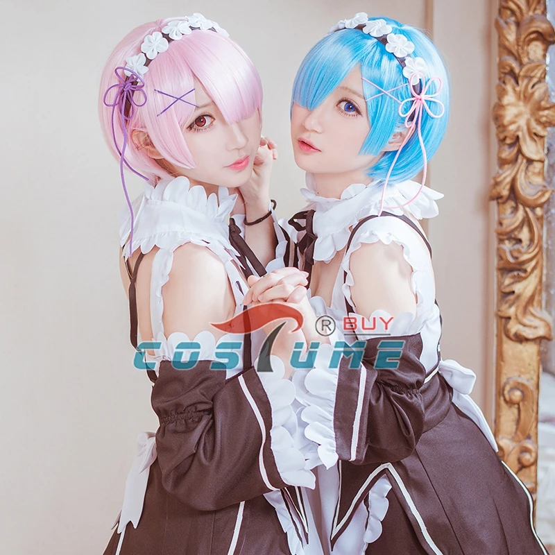  Rem Costume 2016 Anime Re:Zero Life in a Different World from Zero Rem Ram Cosplay Costume Maid Dre