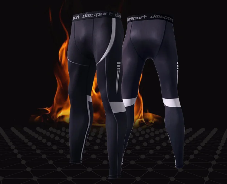 3XL компрессионные штаны для мужчин Базовый Слой Колготки спортивная одежда джоггеры Бодибилдинг эластичные брюки, кальсоны леггинсы для фитнеса ММА
