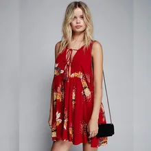 2017 New Casual Summer Dress Women Vestidos Plus Size Womens Boho Clothing Off Shoulder Bandage Hollow Out Summer Boho Dress