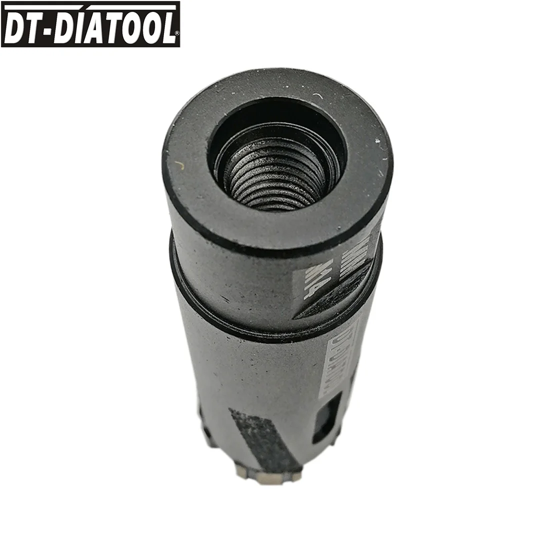 DT_DIATOOL 2pcs 32mm Laser Welded Diamond Dry Drilling Core Bits for hard granite marble With Side Protection m14 Connection