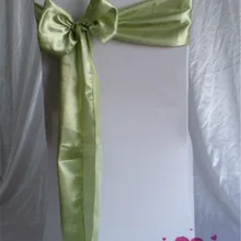 100 Дешевые с высоким качеством стул лента для свадьбы и рождественские принадлежности для вечеринки створки стула