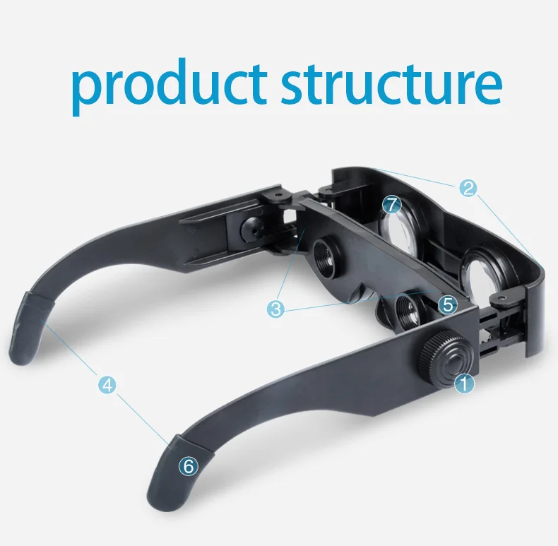 Очки для рыбалки бинокль высокой четкости телескоп очки стиль носить Лупа Открытый Регулируемый Рыбалка Туризм