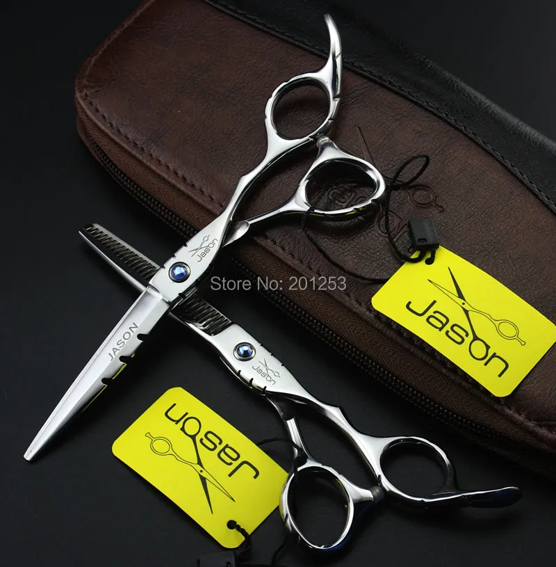 

JP440C 6.0Inch/5.5Inch Cutting Scissors,Professional Hair Shears with Bule Diamond for Salon Barbers,1Pcs New Arrived LZS0527