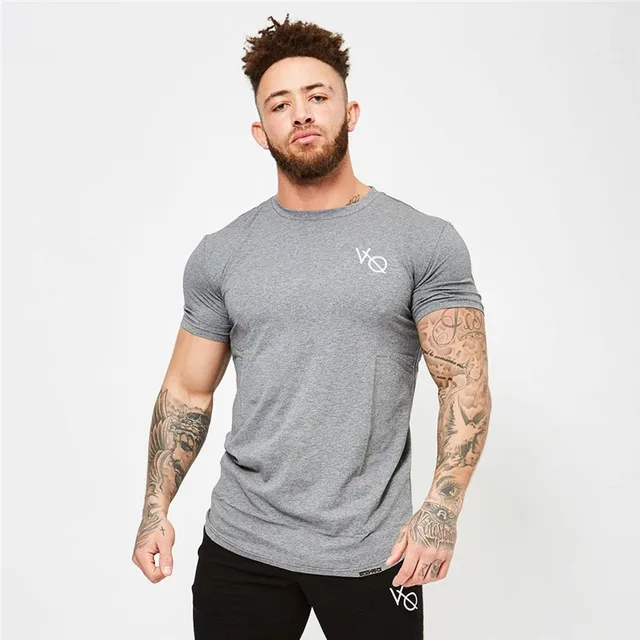 Vanquish Tshirt Men T shirt Short Sleeves VQ Male Solid Cotton Mens