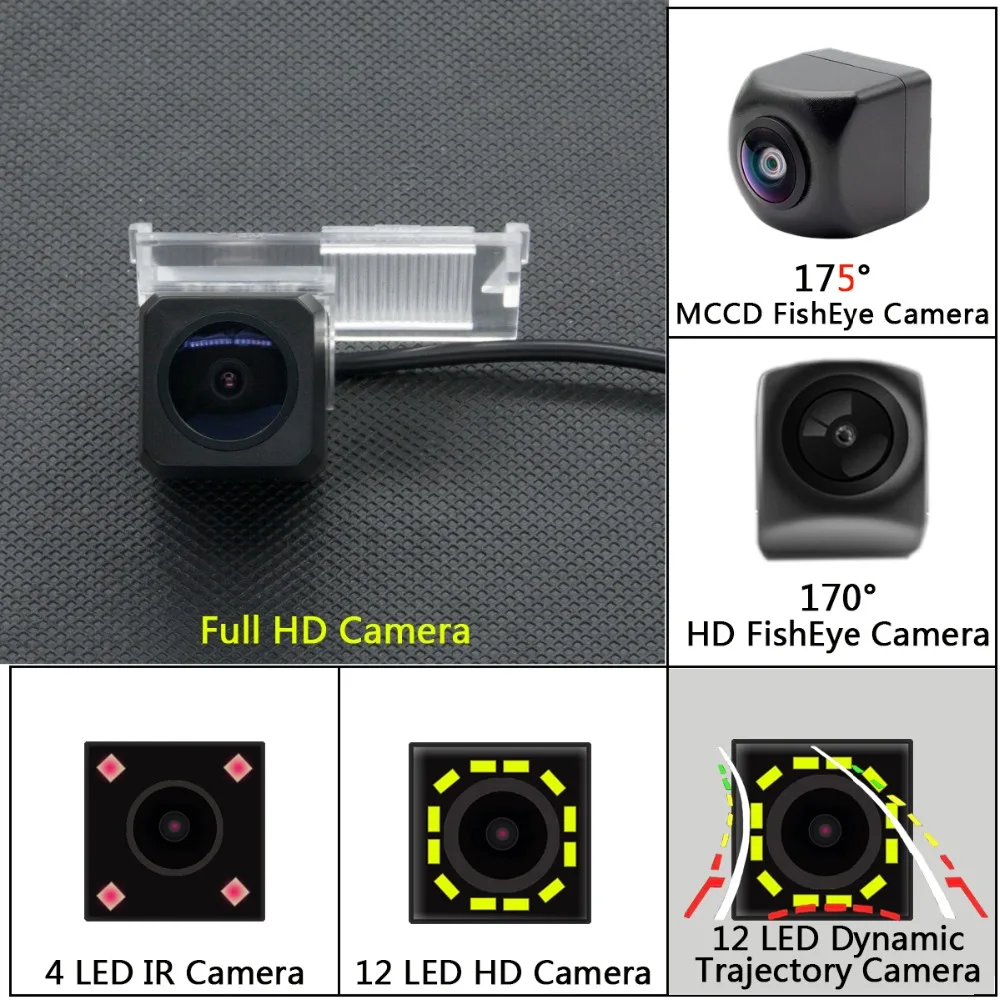 

Full HD 12LED Dynamic Trajectory Rear View Camera For Peugeot 301 308 405 508 C4 C5 3008 307 Hatchback Citroen E-Elysee C-Quatre