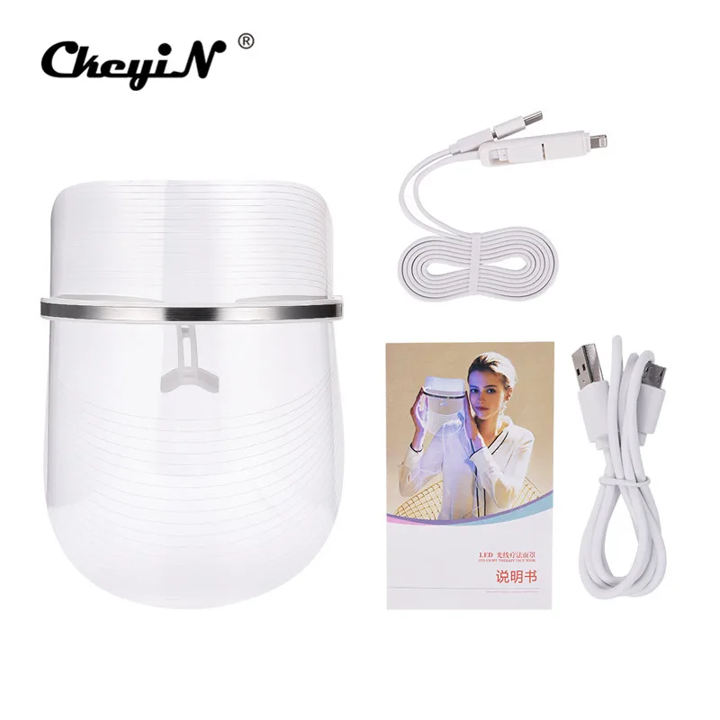 

Professional Facial Skin Care Photon Therapy LED Facial Mask Facial Beauty Whitening Rejuvenation Wrinkle Acne Removal Machine