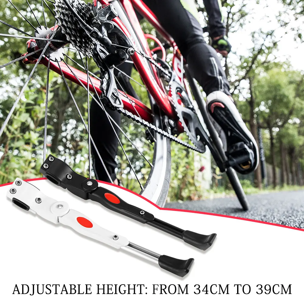 Alloy Adjustable Kick Stand Side Foot with Rubber For Bike Cycling Bicycle zas