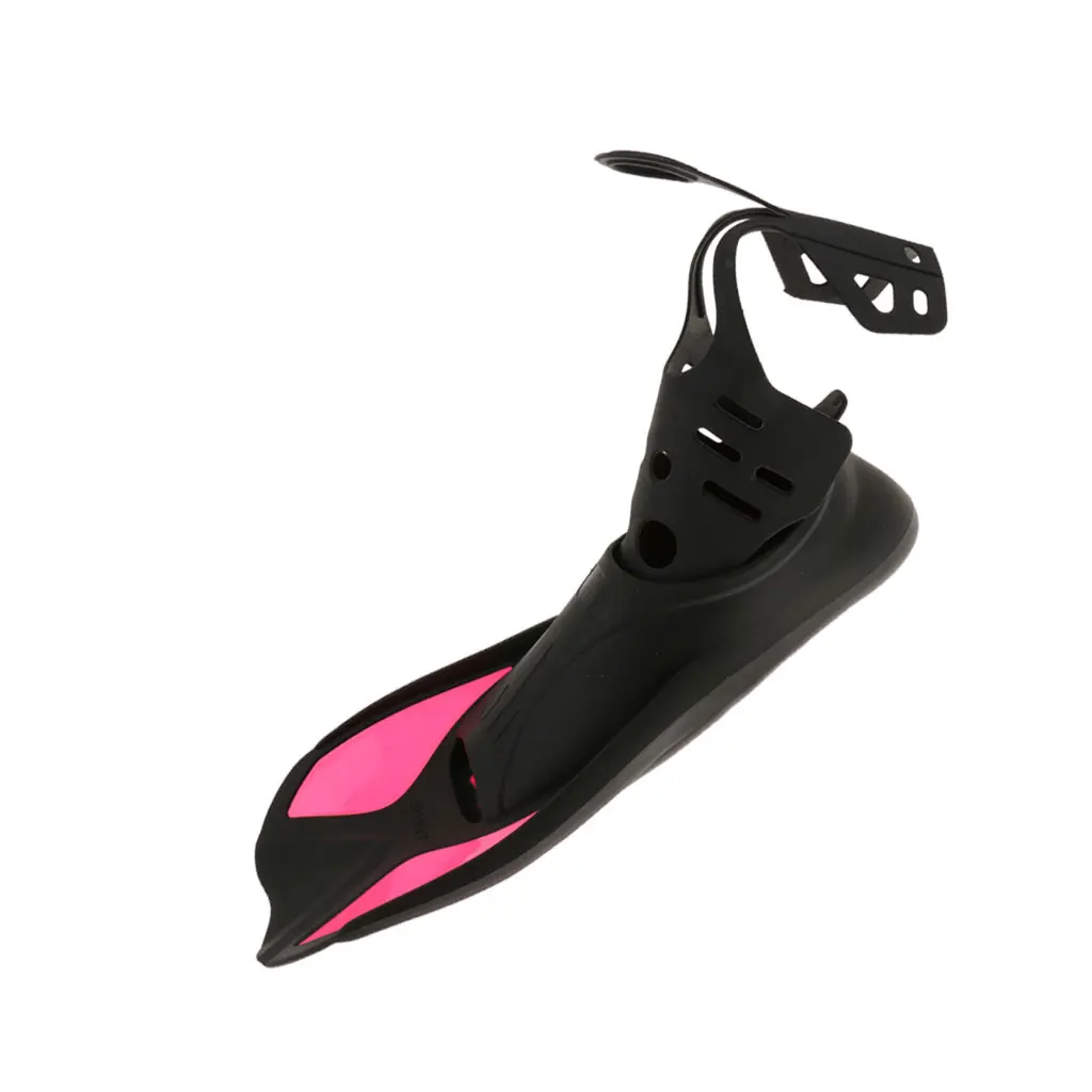 Unisex Adult Kids Full Foot Short Swimming Fins Scuba Diving Swim Training Flippers Snorkeling Water Sports Fin XXS/XS/S/M/L/XL