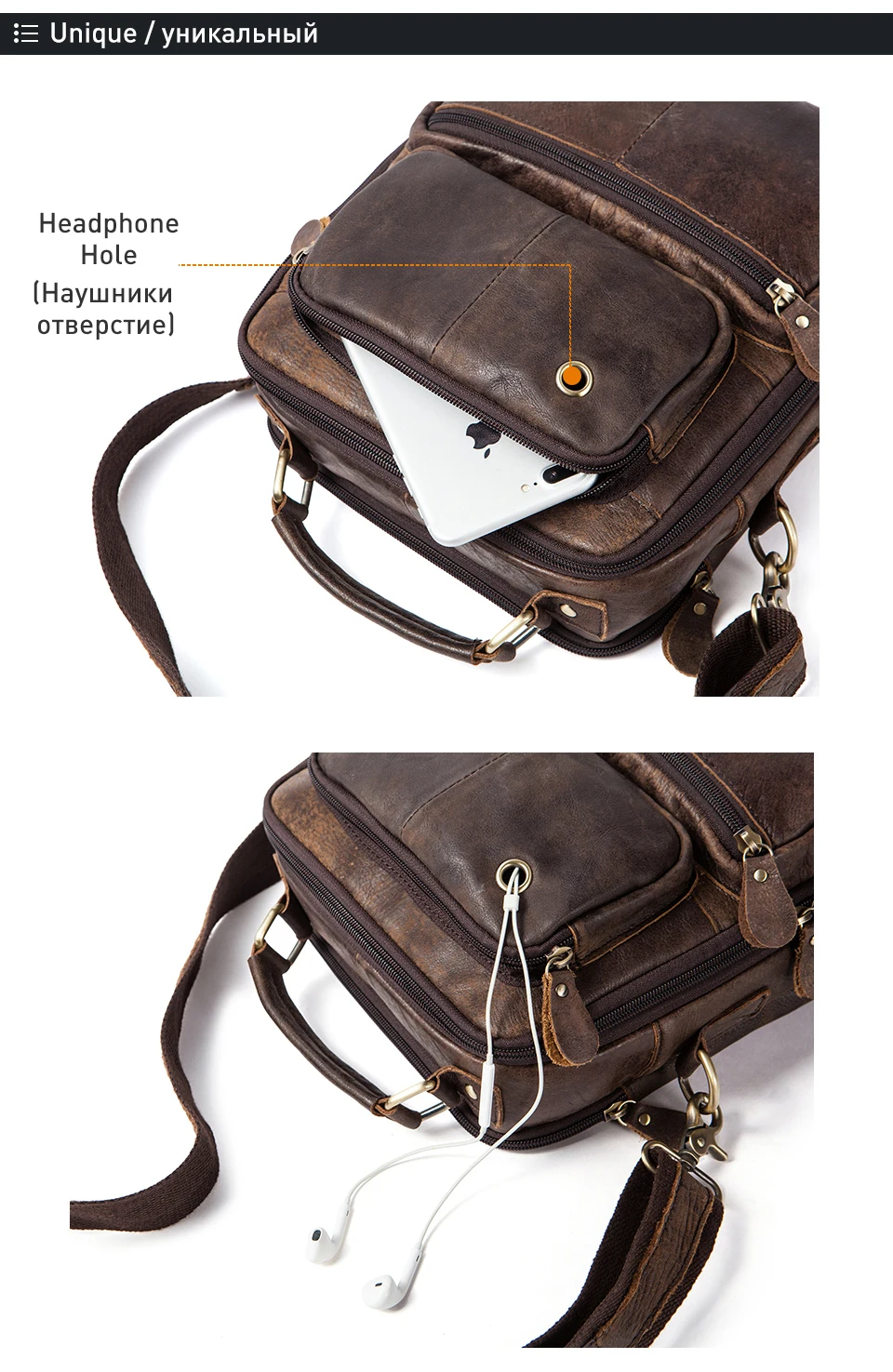 3 messenger bags men leather