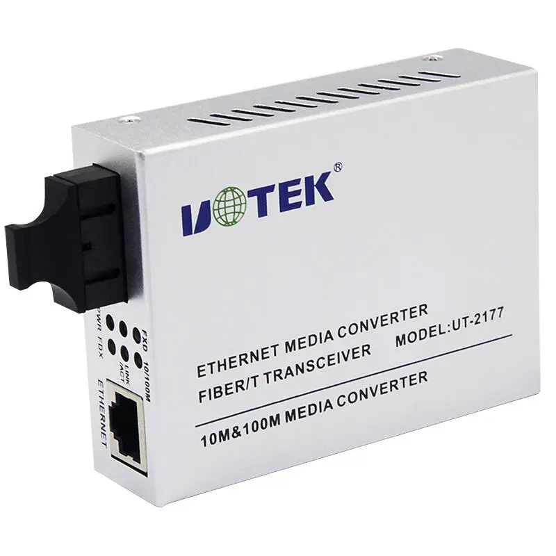 

UT-2177SM 100m single mode fiber transceiver network photoelectric conversion adaptive transceiver