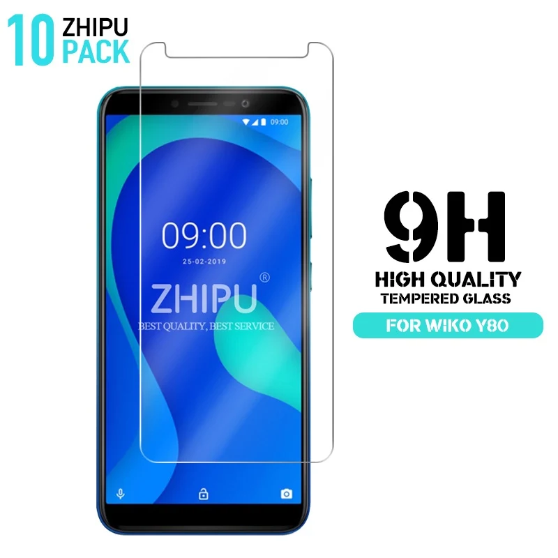 

10 Pcs Tempered Glass For WIKO Y80 Glass Screen Protector 2.5D 9H Premium Tempered Glass For WIKO Y80 Protective Film