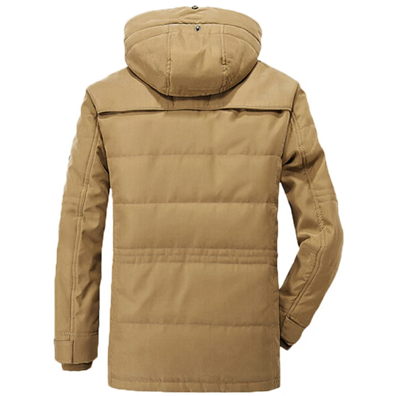 Winter Jacket Men Thicken Warm Military Cotton Padded Jackets Men s Hooded Windbreaker Parkas Plus size