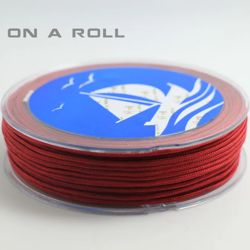 1,5 мм нейлоновый шнур нить китайский узел макраме шнур браслет плетеный шнур DIY кисточки вышивка бисером 14 м/рулон 14 цветов - Цвет: 12