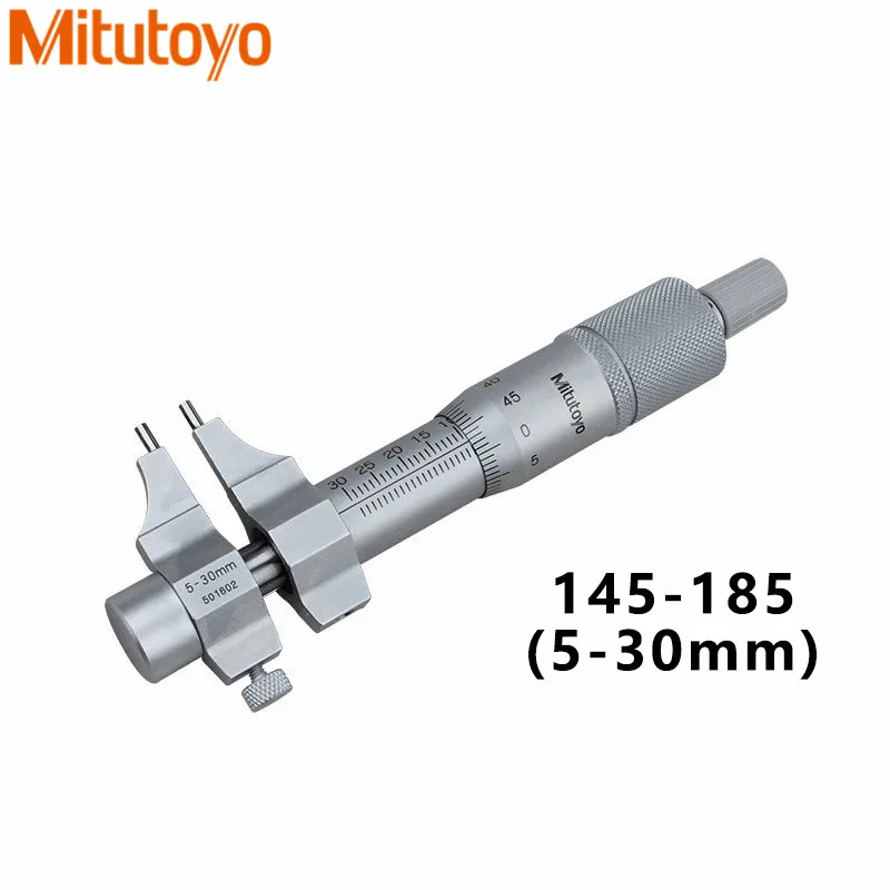 Внутренний микрометр Mitutoyo 145-185 145-186 Микрометры винтовой манометр 5-30/25-50 мм 0,01 мм метрический внутренний 1 шт