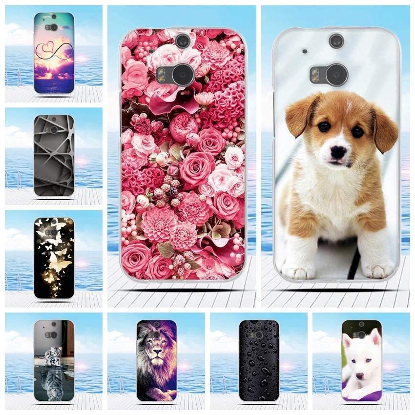 Для HTC One M8 M8s чехол с мультяшным 3D рельефным рисунком задняя крышка из ТПУ Мягкий