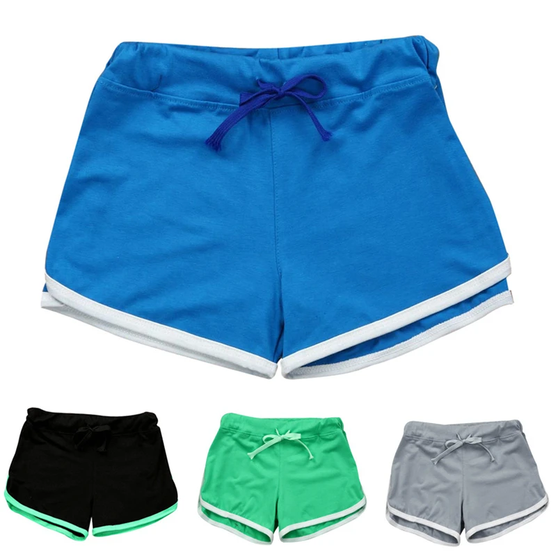Women Yoga Shorts Summer Pants Women Sport Shorts Gym Workout Waistband Skinny Yoga Elastic Shorts #FS#4JU24 (1)