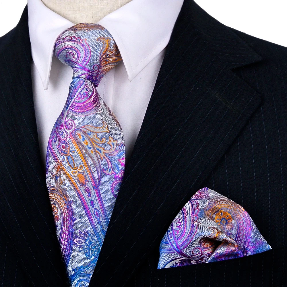 手作りネクタイセットペイターコイズパープルピンクレッドメンズネクタイハンカチ 100 シルクジャカード織ブランドニュー卸売 メンズネクタイ ハンカチ Aliexpress