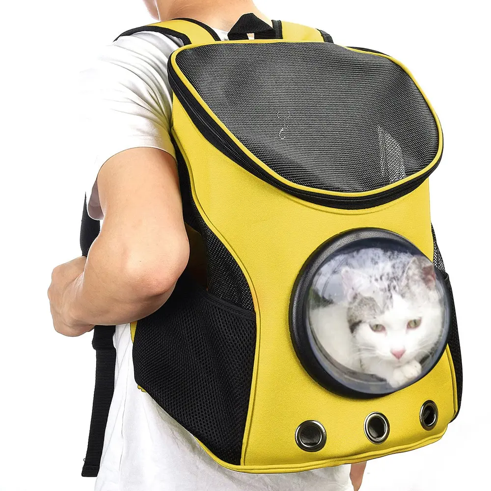 Рюкзак для переноски кошек, кошек, собак, рюкзак для кошек, щенков, чихуахуа, кошек, собак, сумка для переноски, дорожная сумка, космическая капсула, рюкзак, сумка
