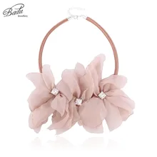 Badu Новое короткое ожерелье s пряжа цветок богемное праздничное ожерелье ювелирные изделия подарок для девочек весна лето мода торговля