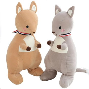 

Millffy 1pcs Kangaroo Plush Toys Kangaroo Dolls Ragdoll Child Pillow Baby Appease birthday gift baby gift girl friend sweet doll