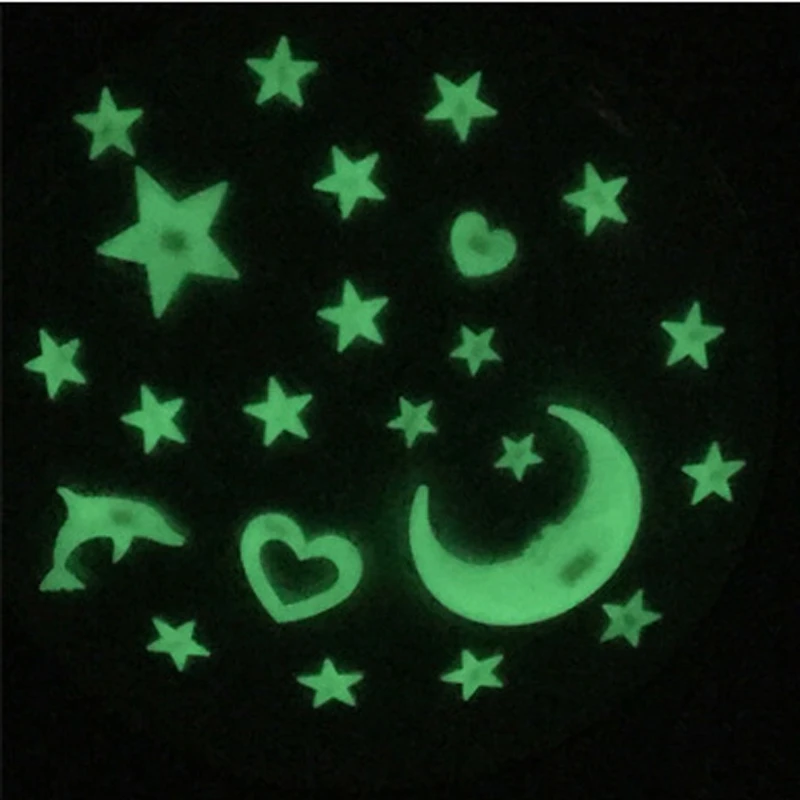 3d Dimensio 8cm Luminous Star Stickers Fluorescence Moon Children S House Decoration Gift Of Cartoons Originality Ornament Star Stickers Stickers Fluorescentluminous Stars Aliexpress