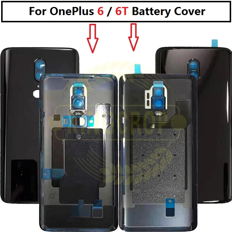 

For Oneplus 6 Battery Door Case Back Cover Rear Phone Housing Case For One Plus 6t Replacement Parts For Oneplus 6t