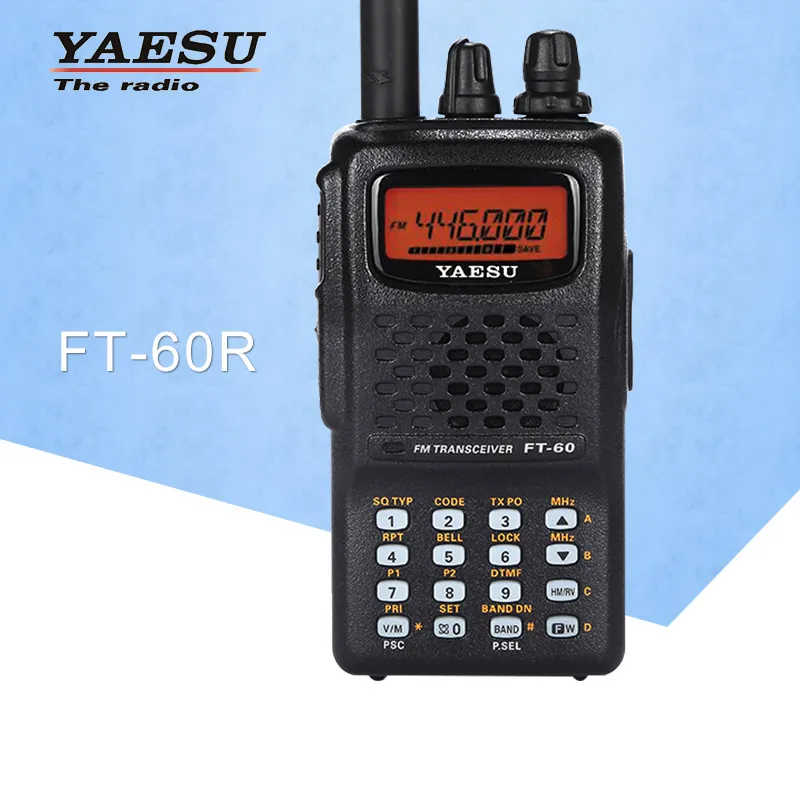 Walkie Talkie FT-60R двухдиапазонный 137-174/420-470 МГц FM Ham двухсторонний радиоприемопередатчик для YAESU FT60R радио