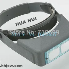 Увеличительное отношение 2.5X Оптическое стекло бинокулярная Лупа ювелирный световые инструменты, лупы