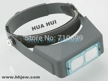 

Free Shipping Magnifying ratio 2.5X Optical Glass Binocular Magnifier jeweler light tools, Loupes