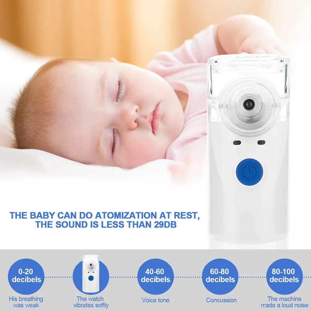  brand portable inhalers handheld ultrasound steam inhaler vaporizers fine mist with dustproof cover